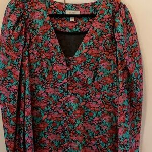 Beautiful Jcrew Collection Floral Maxi Dress-buttons all the way down Size 12.